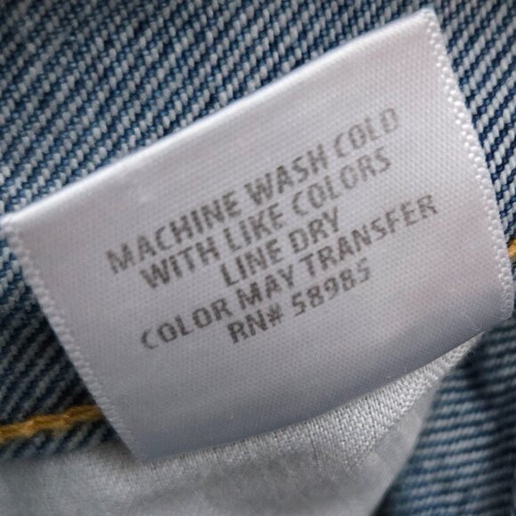 Carmar Color Panel Jeans Women's High Rise Chunky Fray Seam Hippie Grunge 24 - Picture 7 of 8